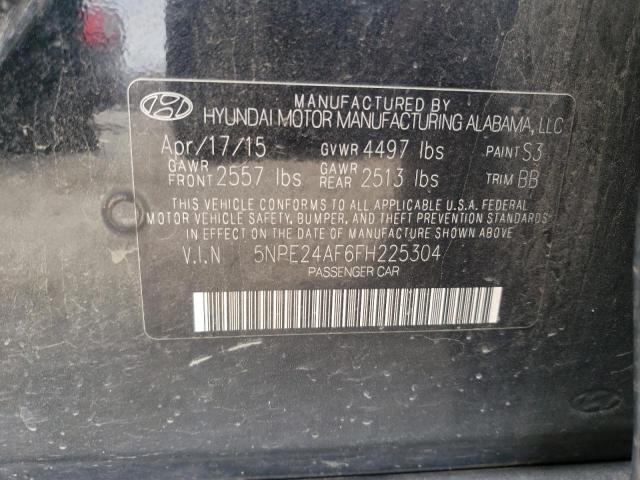 Photo 11 VIN: 5NPE24AF6FH225304 - HYUNDAI SONATA SE 