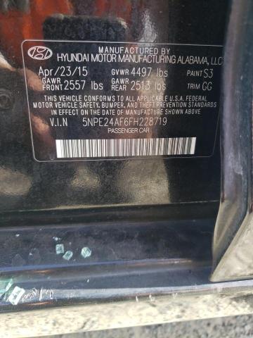 Photo 12 VIN: 5NPE24AF6FH228719 - HYUNDAI SONATA 