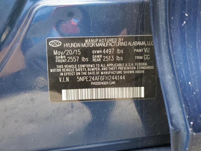 Photo 11 VIN: 5NPE24AF6FH244144 - HYUNDAI SONATA 