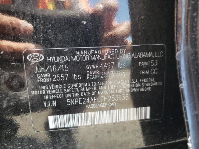 Photo 9 VIN: 5NPE24AF6FH253636 - HYUNDAI SONATA SE 