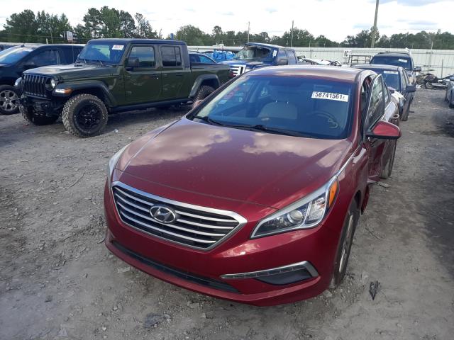 Photo 1 VIN: 5NPE24AF6FH256889 - HYUNDAI SONATA SE 