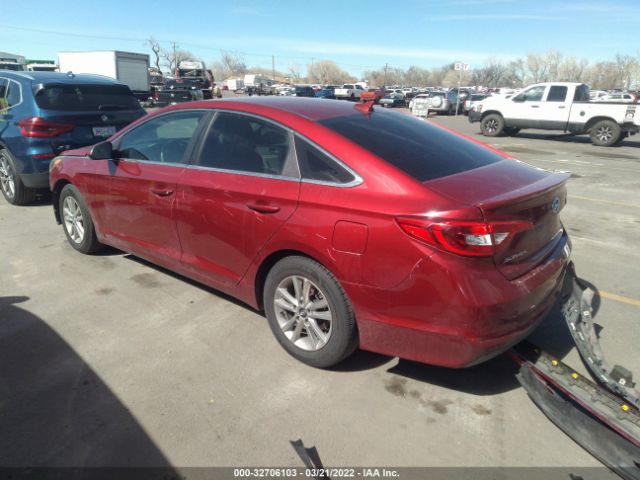 Photo 2 VIN: 5NPE24AF6GH260832 - HYUNDAI SONATA 