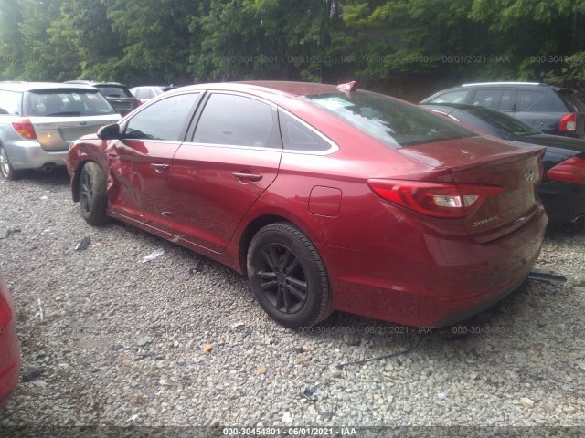 Photo 2 VIN: 5NPE24AF6GH262421 - HYUNDAI SONATA 