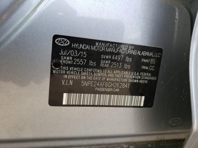 Photo 9 VIN: 5NPE24AF6GH262841 - HYUNDAI SONATA SE 