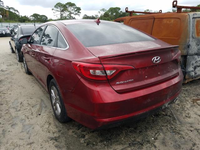 Photo 2 VIN: 5NPE24AF6GH284158 - HYUNDAI SONATA SE 