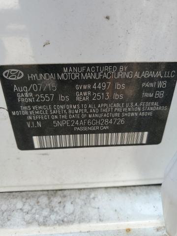 Photo 11 VIN: 5NPE24AF6GH284726 - HYUNDAI SONATA SE 