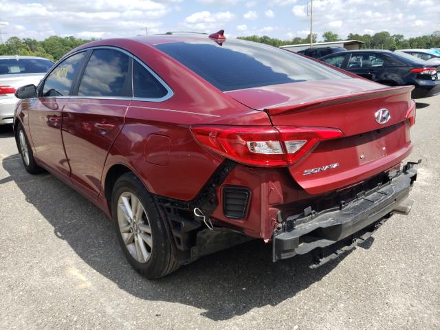 Photo 2 VIN: 5NPE24AF6GH302058 - HYUNDAI SONATA SE 