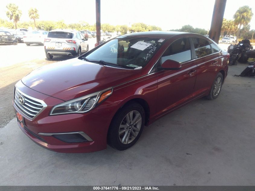 Photo 1 VIN: 5NPE24AF6GH303937 - HYUNDAI SONATA 