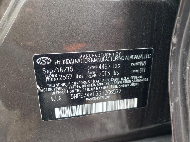 Photo 9 VIN: 5NPE24AF6GH306577 - HYUNDAI SONATA 