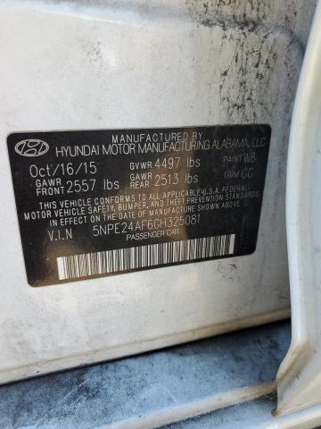 Photo 11 VIN: 5NPE24AF6GH325081 - HYUNDAI SONATA 