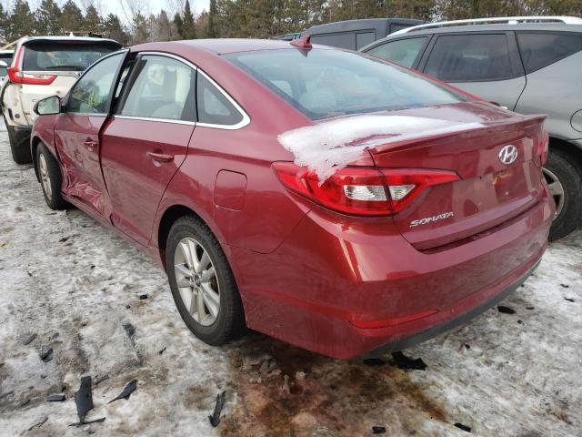 Photo 2 VIN: 5NPE24AF6GH327350 - HYUNDAI SONATA SE 