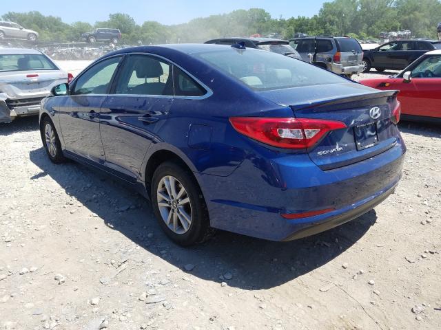 Photo 2 VIN: 5NPE24AF6GH338638 - HYUNDAI SONATA SE 