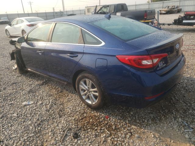 Photo 2 VIN: 5NPE24AF6GH351650 - HYUNDAI SONATA SE 