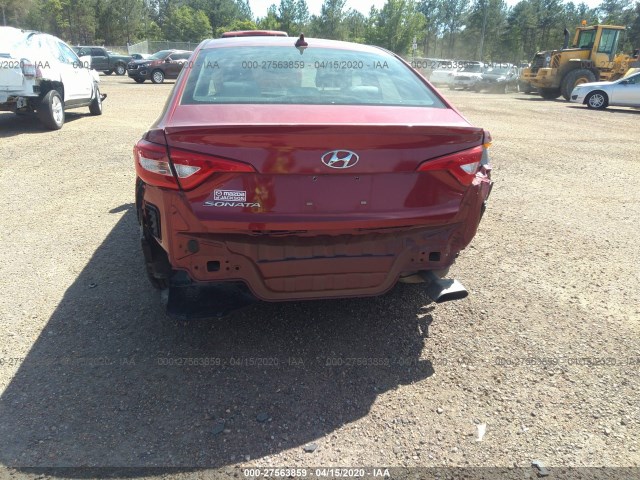 Photo 5 VIN: 5NPE24AF6GH374975 - HYUNDAI SONATA 