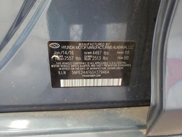 Photo 11 VIN: 5NPE24AF6GH379464 - HYUNDAI SONATA SE 