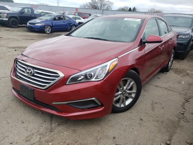 Photo 1 VIN: 5NPE24AF6GH384437 - HYUNDAI SONATA SE 