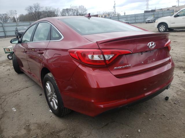 Photo 2 VIN: 5NPE24AF6GH384437 - HYUNDAI SONATA SE 