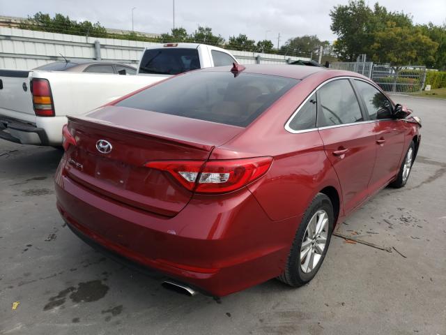 Photo 3 VIN: 5NPE24AF6GH399245 - HYUNDAI SONATA SE 