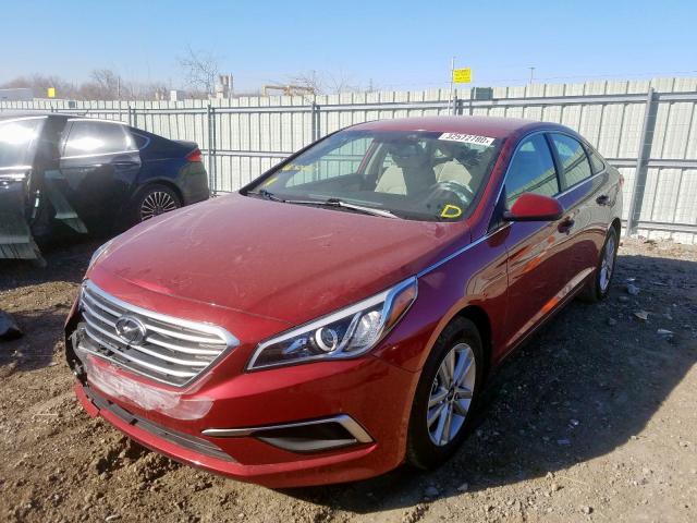 Photo 1 VIN: 5NPE24AF6GH420224 - HYUNDAI SONATA SE 