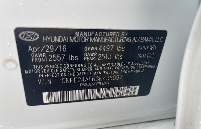 Photo 9 VIN: 5NPE24AF6GH436097 - HYUNDAI SONATA SE 