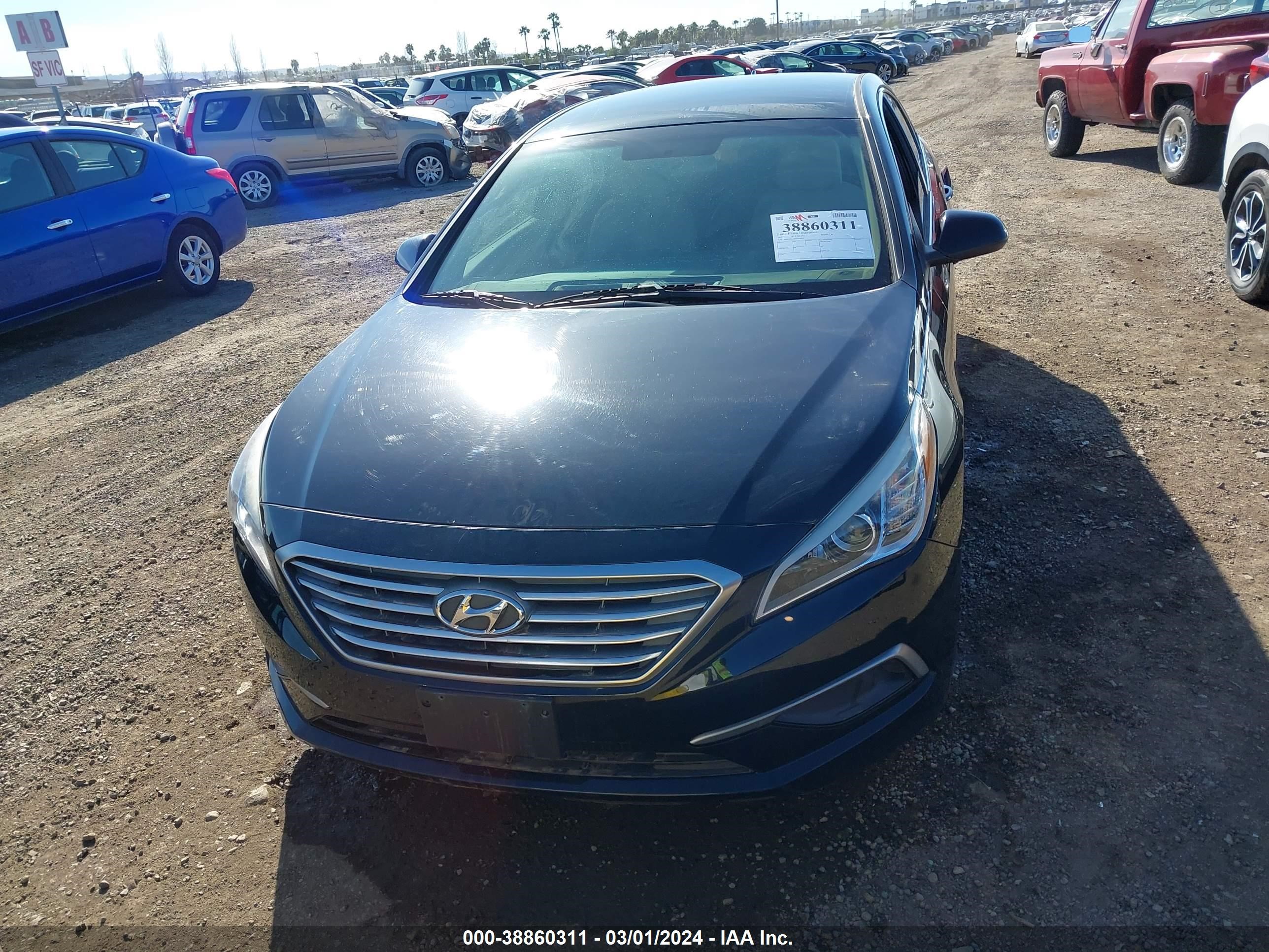 Photo 10 VIN: 5NPE24AF6HH437817 - HYUNDAI SONATA 