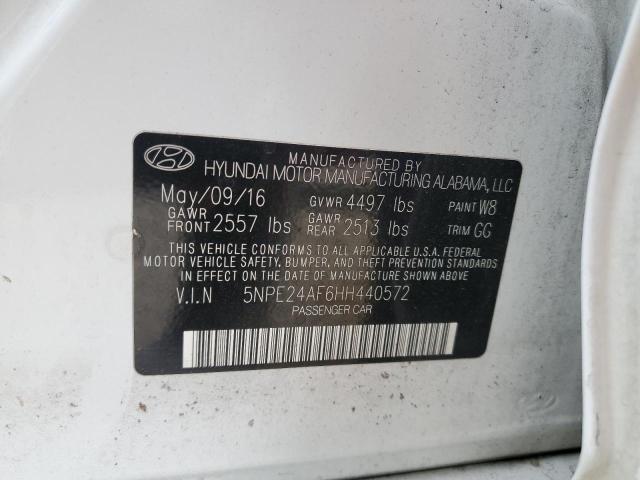 Photo 11 VIN: 5NPE24AF6HH440572 - HYUNDAI SONATA SE 