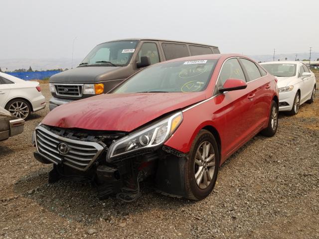 Photo 1 VIN: 5NPE24AF6HH445254 - HYUNDAI SONATA SE 