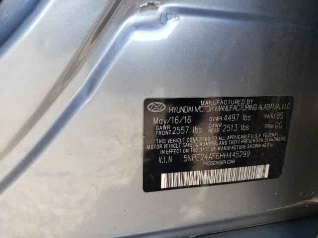 Photo 11 VIN: 5NPE24AF6HH445299 - HYUNDAI SONATA SE 