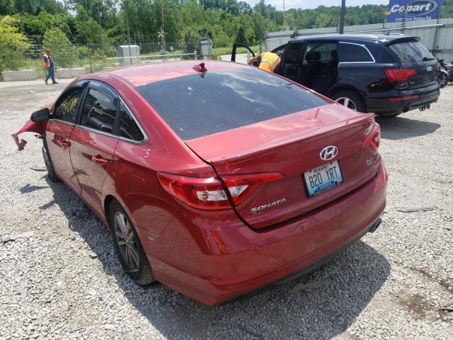 Photo 2 VIN: 5NPE24AF6HH448042 - HYUNDAI SONATA SE 