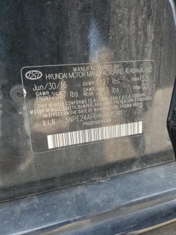 Photo 11 VIN: 5NPE24AF6HH468341 - HYUNDAI SONATA 