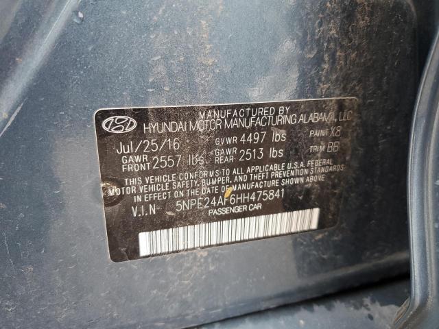 Photo 11 VIN: 5NPE24AF6HH475841 - HYUNDAI SONATA 