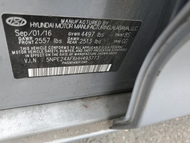 Photo 11 VIN: 5NPE24AF6HH493773 - HYUNDAI SONATA 