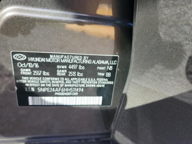 Photo 11 VIN: 5NPE24AF6HH511494 - HYUNDAI SONATA 