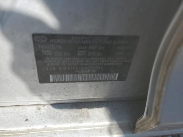 Photo 11 VIN: 5NPE24AF6HH522981 - HYUNDAI SONATA SE 