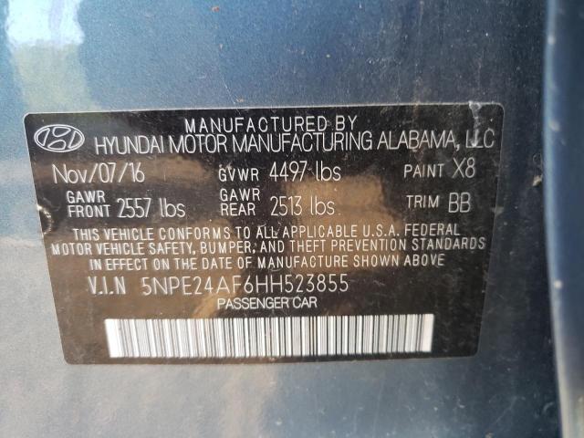 Photo 9 VIN: 5NPE24AF6HH523855 - HYUNDAI SONATA SE 