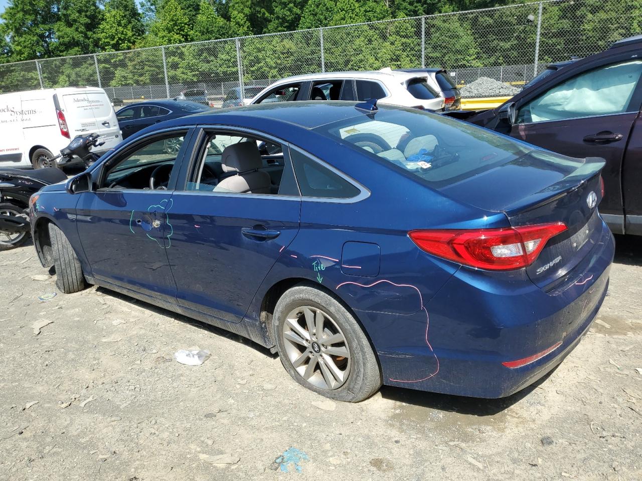 Photo 1 VIN: 5NPE24AF6HH548383 - HYUNDAI SONATA 