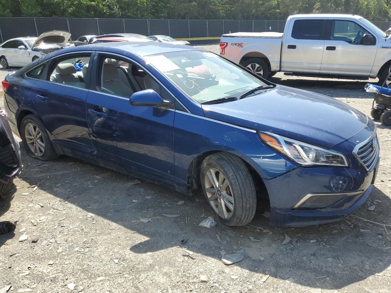 Photo 3 VIN: 5NPE24AF6HH548383 - HYUNDAI SONATA 