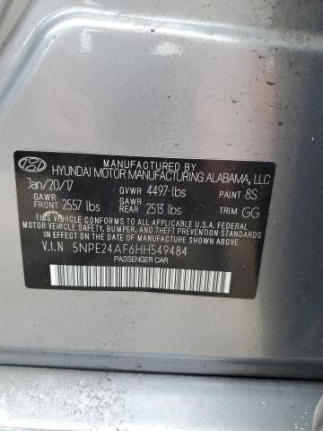 Photo 12 VIN: 5NPE24AF6HH549484 - HYUNDAI SONATA 