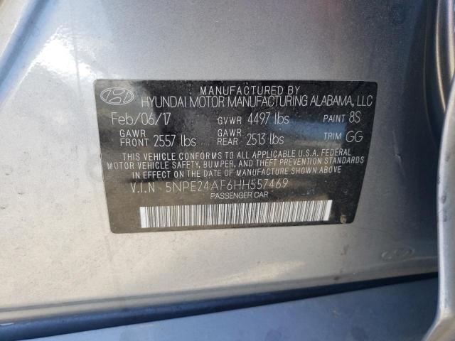 Photo 11 VIN: 5NPE24AF6HH557469 - HYUNDAI SONATA SE 