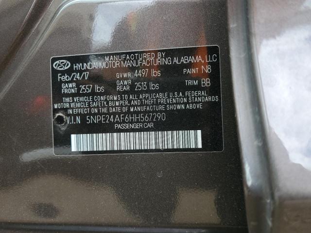 Photo 9 VIN: 5NPE24AF6HH567290 - HYUNDAI SONATA SE 