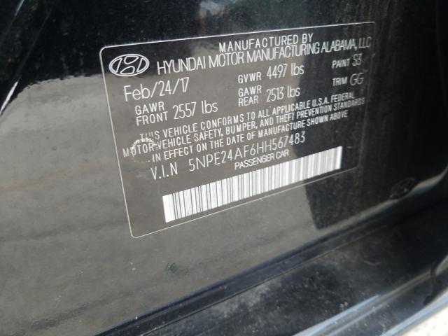 Photo 9 VIN: 5NPE24AF6HH567483 - HYUNDAI SONATA SE 