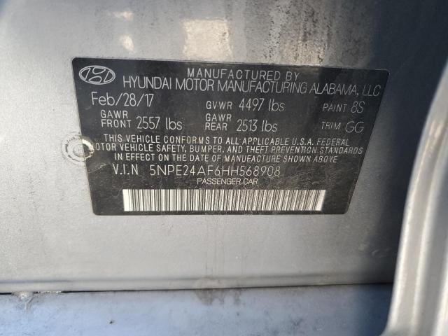 Photo 11 VIN: 5NPE24AF6HH568908 - HYUNDAI SONATA SE 