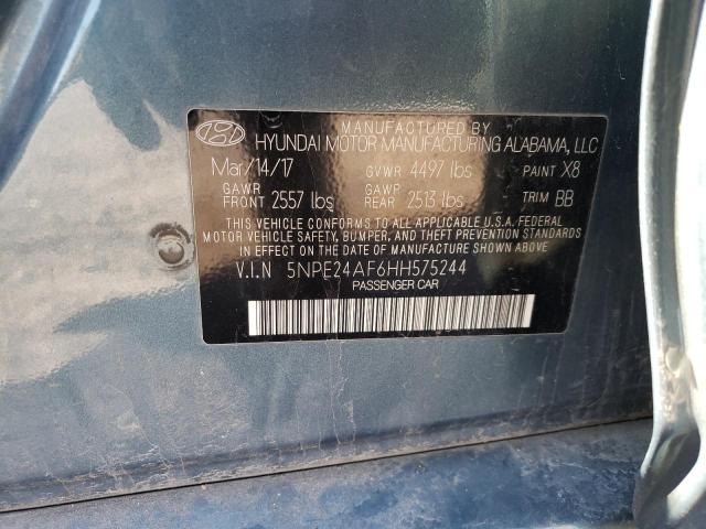 Photo 9 VIN: 5NPE24AF6HH575244 - HYUNDAI SONATA SE 