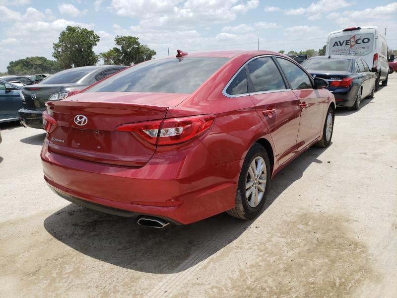 Photo 3 VIN: 5NPE24AF6HH576880 - HYUNDAI SONATA SE 