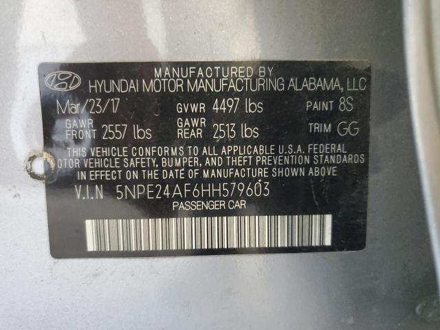 Photo 9 VIN: 5NPE24AF6HH579603 - HYUNDAI SONATA SE 