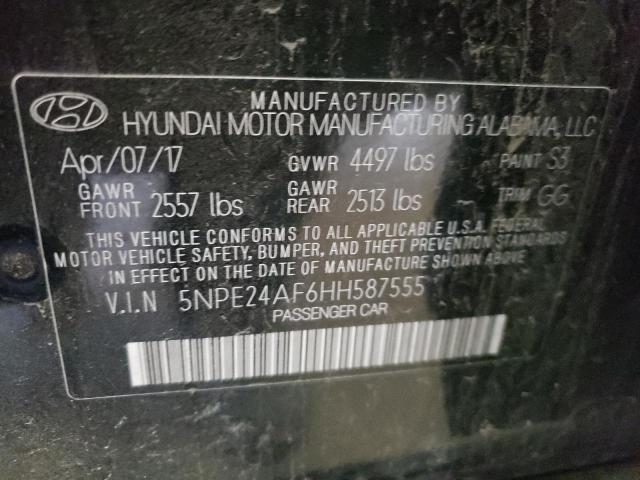 Photo 9 VIN: 5NPE24AF6HH587555 - HYUNDAI SONATA SE 