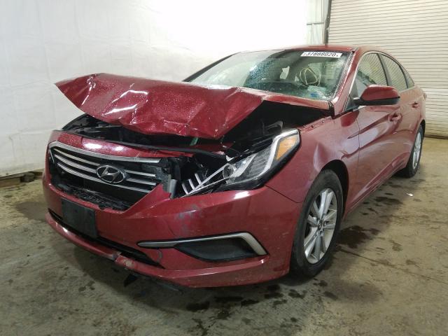 Photo 1 VIN: 5NPE24AF6HH595655 - HYUNDAI SONATA SE 