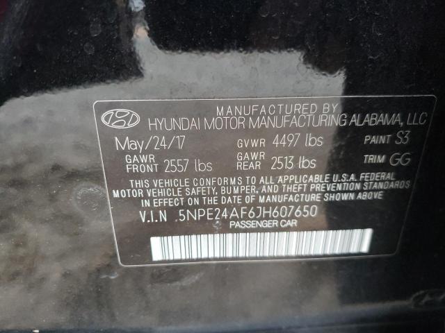 Photo 9 VIN: 5NPE24AF6JH607650 - HYUNDAI SONATA SE 