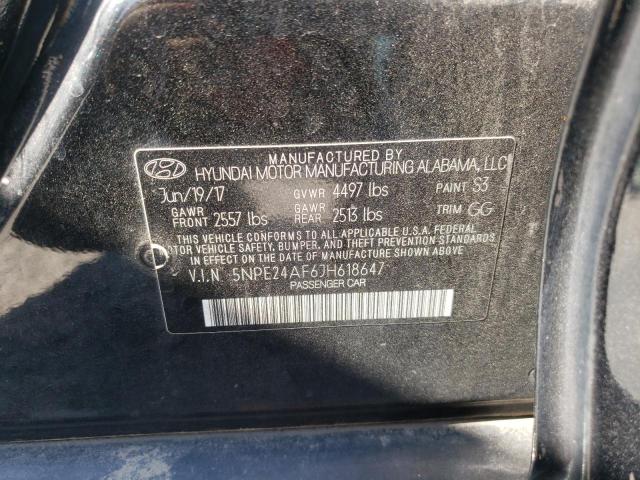 Photo 9 VIN: 5NPE24AF6JH618647 - HYUNDAI SONATA SE 