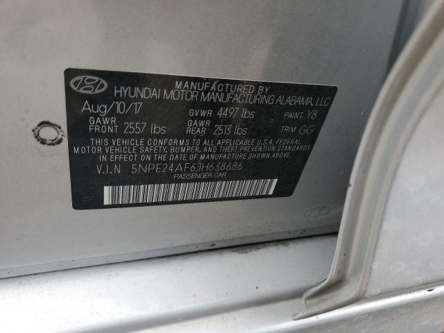 Photo 11 VIN: 5NPE24AF6JH638686 - HYUNDAI SONATA 